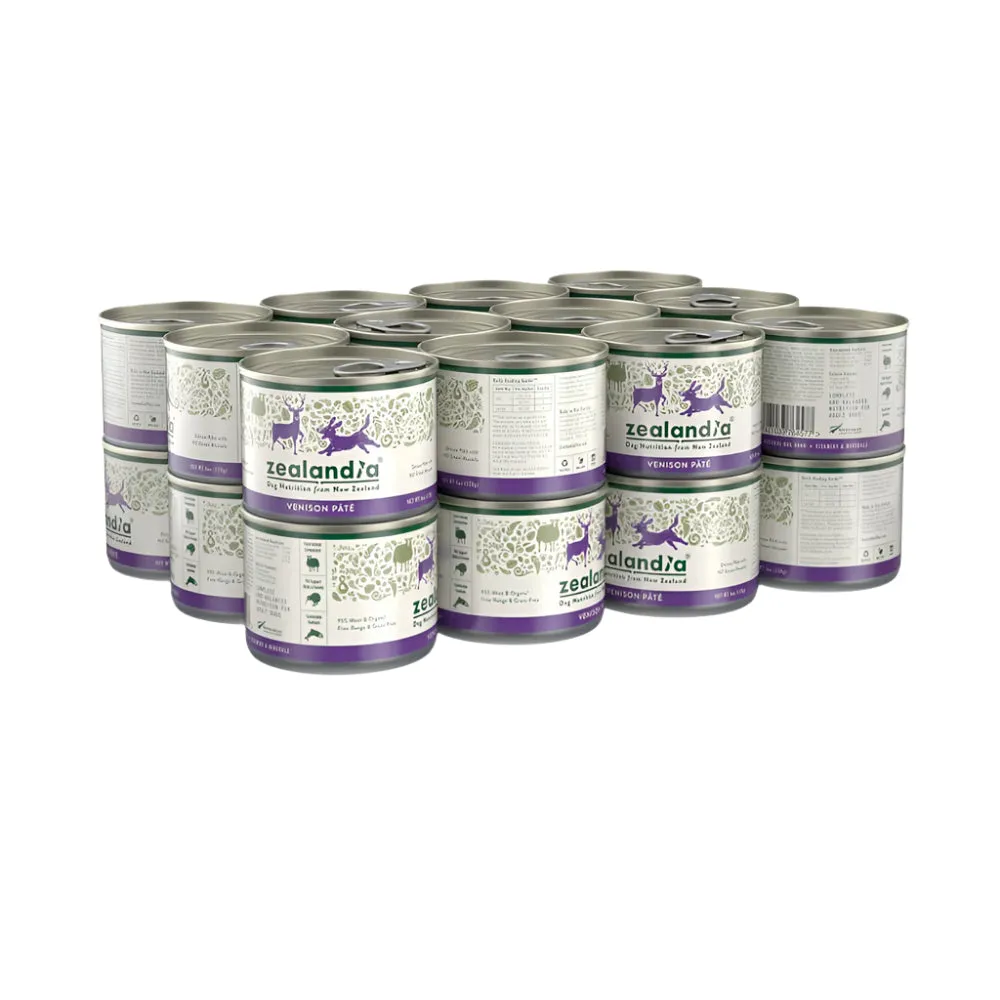 Venison Pate Staple with Green Mussels Adult Dog Can