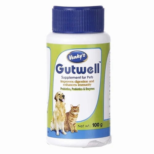 Venkys Gutwell Pre & Probiotics Gut Health Powder for Dogs and Cats