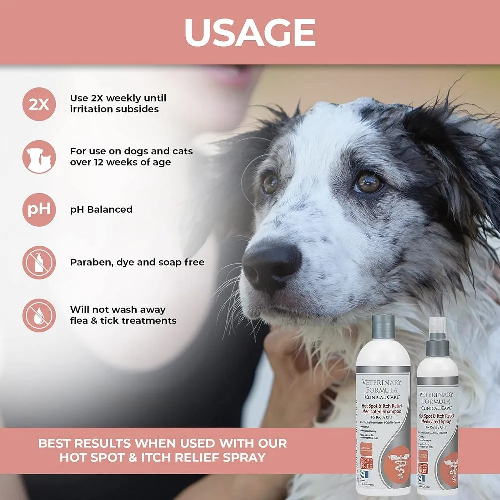 Vet Clinic Hot Spot & Itch Shampoo for Dogs & Cats