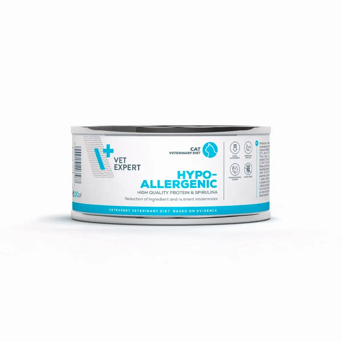 Vet Expert V  Hypoallergenic Cat Can Food 100g