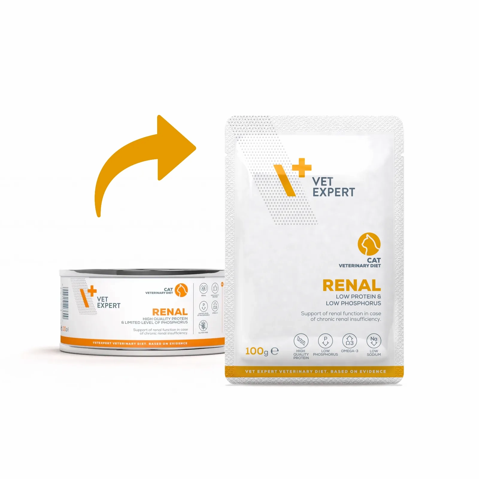 Vet Expert V  Renal Cat Pouch 100g