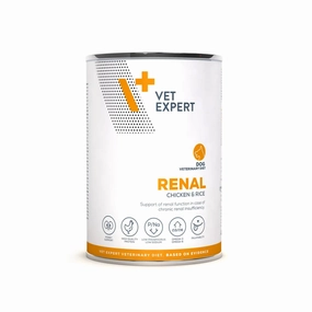 Vet Expert V  Renal (Chicken & Rice) Dog Can Food 400g