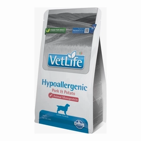Vet Life - Canine Formula Prescription Diet - Hypoallergenic (Pork & Potato)