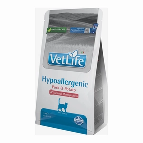 Vet Life - Feline Formula Prescription Diet - Hypoallergenic (Pork & Potato)