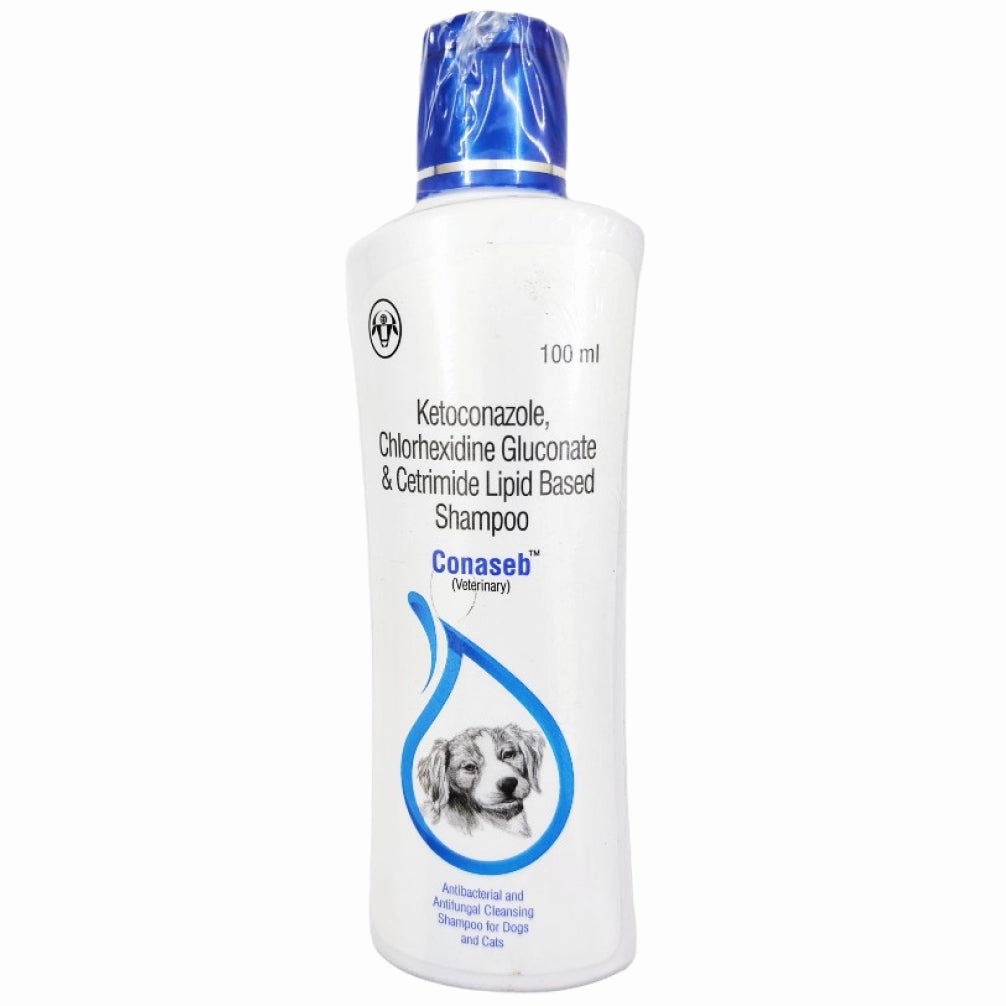 Vetoquinol Dermichlor Spray (100ml) and Intas Conaseb Shampoo for Dogs & Cats (100ml) Combo