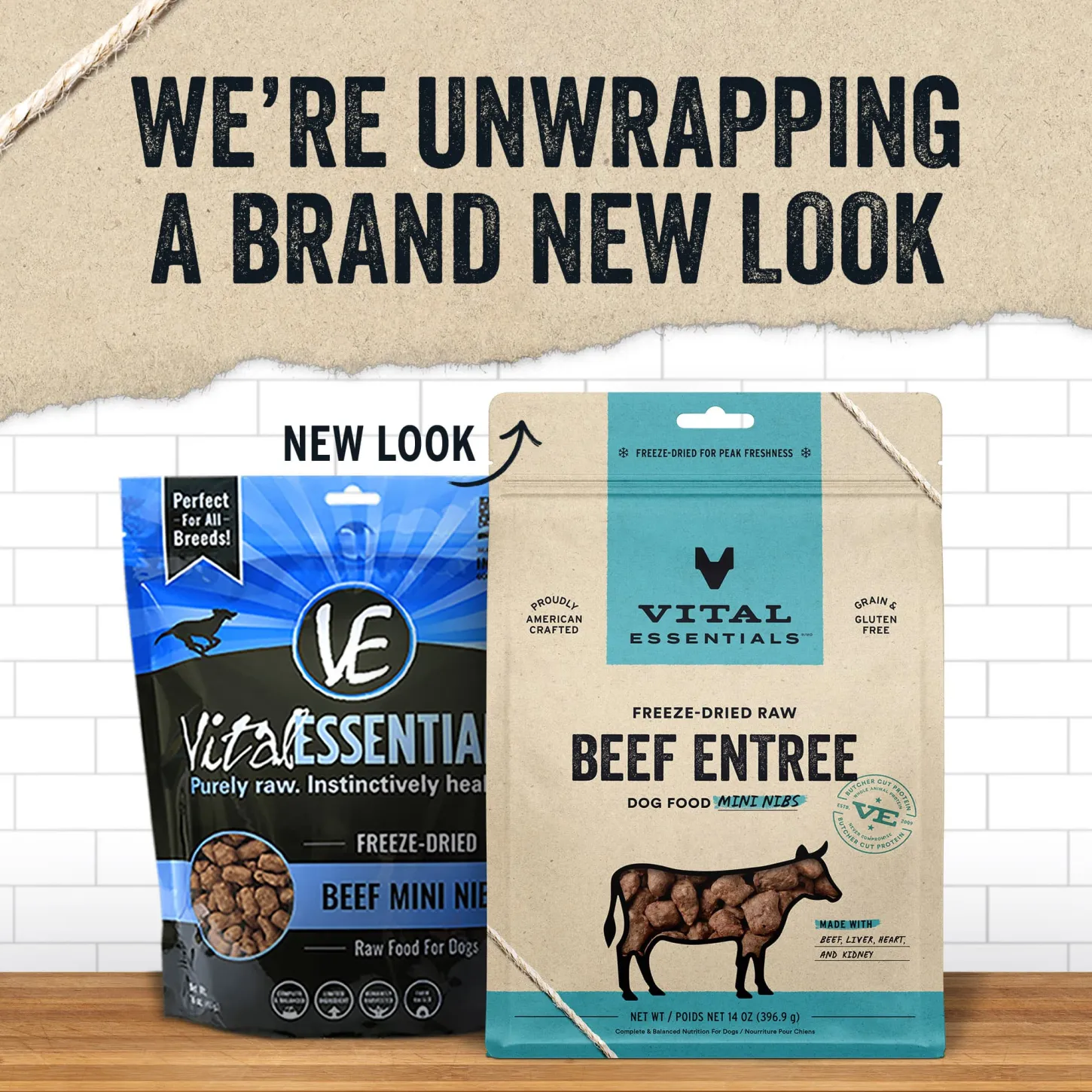 Vital Essentials Beef Entree Mini Nibs Freeze-Dried Raw Dog Food