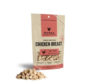 Vital Essentials Freeze-Dried Chicken Breast Dog Treats