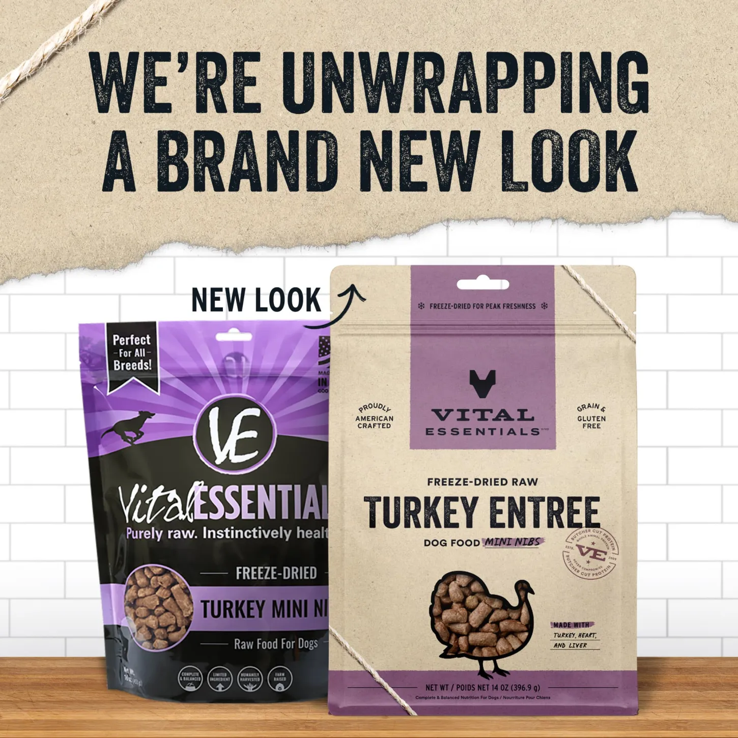 Vital Essentials Turkey Entree Mini Nibs Freeze-Dried Raw Dog Food