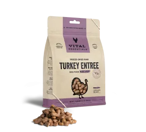 Vital Essentials Turkey Entree Mini Nibs Freeze-Dried Raw Dog Food