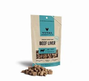 Vital Essentials Freeze-Dried Beef Liver Dog Treats