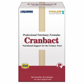 Vivaldis Cranbact Capsules for Dogs and Cats (pack of 30 capsules)