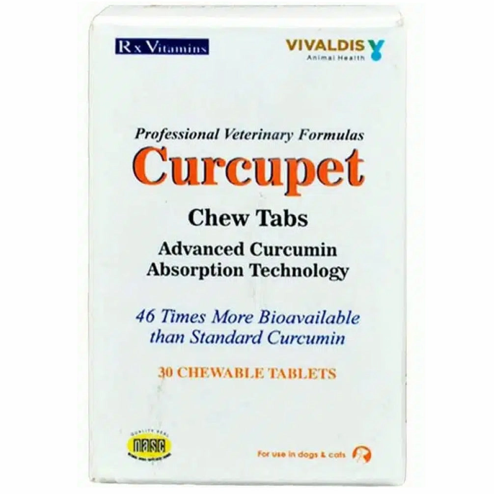Vivaldis Curcupet (Curcumin) for Dogs & Cats (pack of 30 tablets)