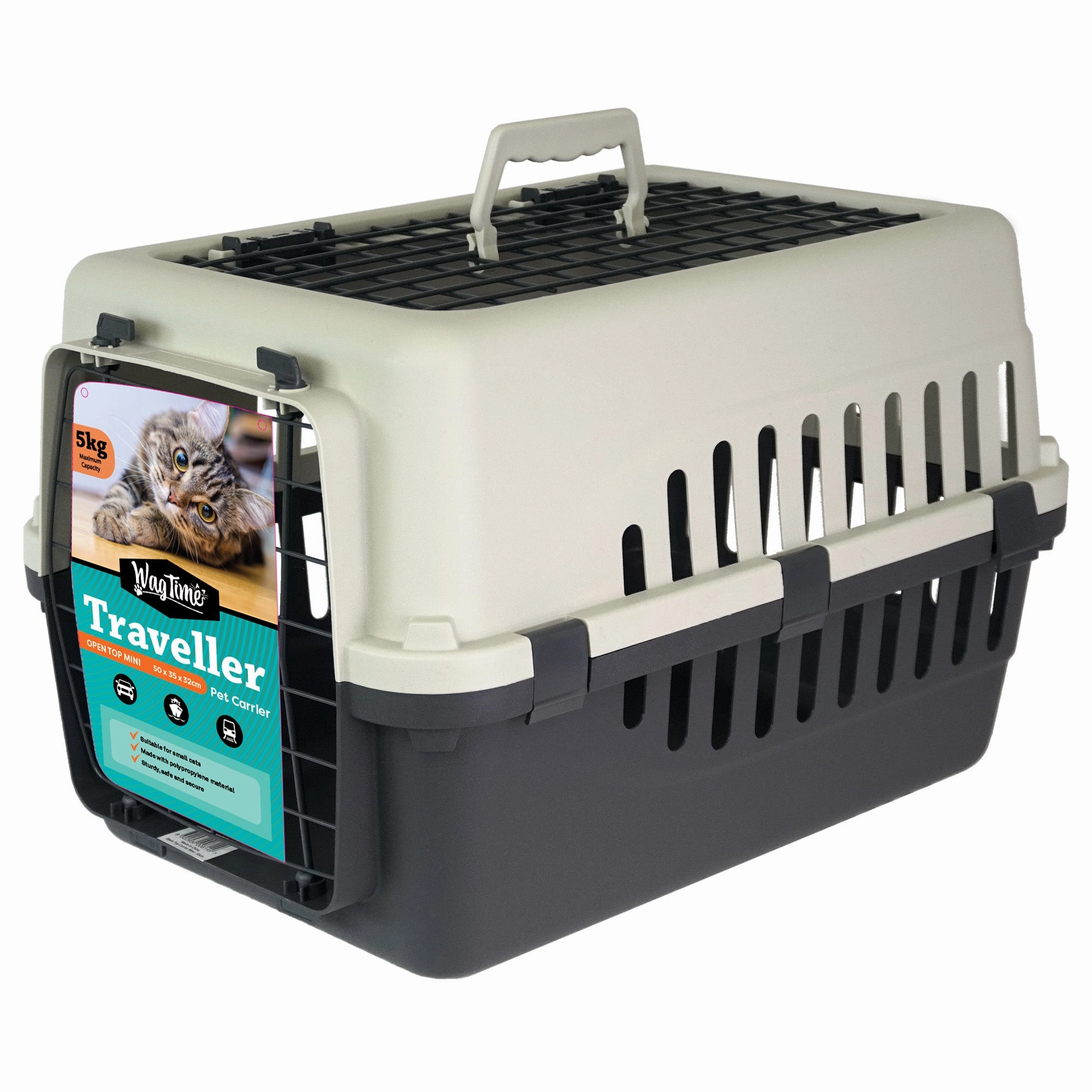 WagTime - Traveller Open Top Carrier (Mini)