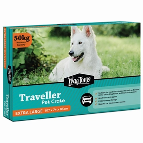 WagTime - Traveller Pet Wire Crate (Extra Large)