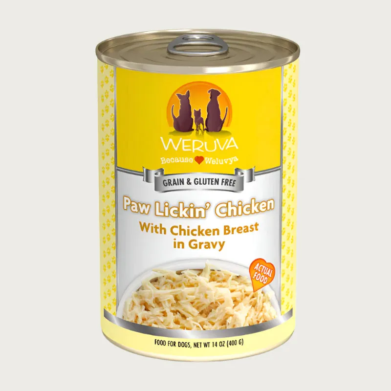 WERUVA Paw Lickin' Chicken Wet Food for Dogs