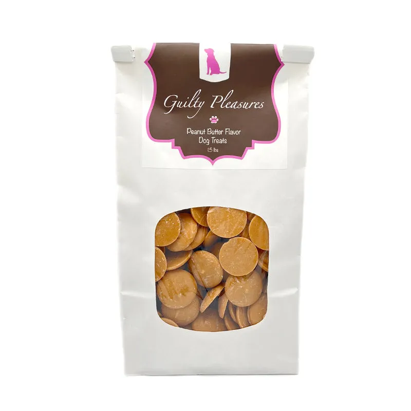 WET NOSE Guilty Pleasures Peanut Butter Flavor Treats for Dogs