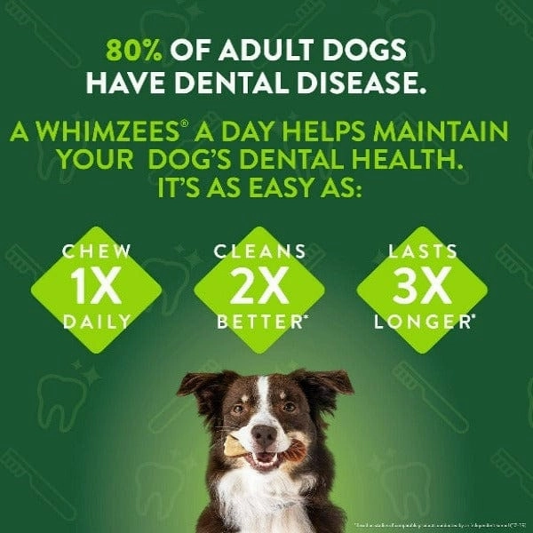 Whimzees Alligator Natural Dental Chew