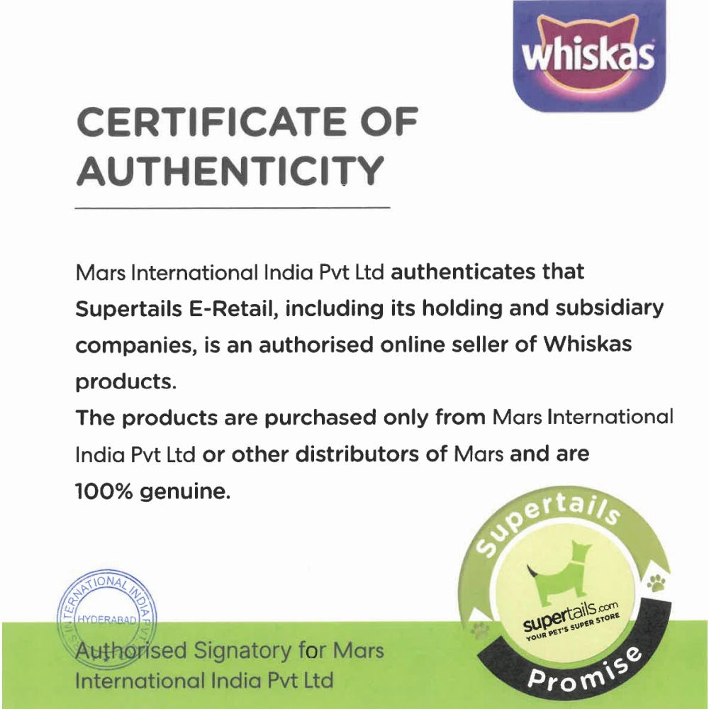 Whiskas Chicken Flavour Cat (Adult 1 ) Dry Food