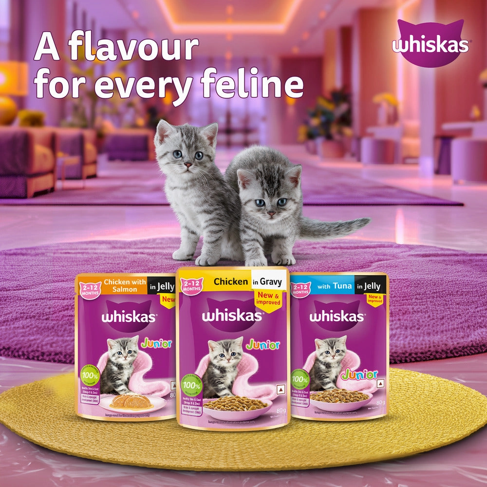 Whiskas Chicken in Gravy Meal Kitten Wet Food