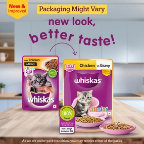Whiskas Chicken in Gravy Meal Kitten Wet Food