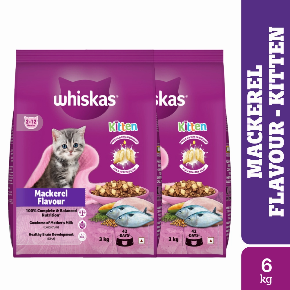 Whiskas Mackerel Flavour Kitten (2 to 12 months)Cat Dry Food