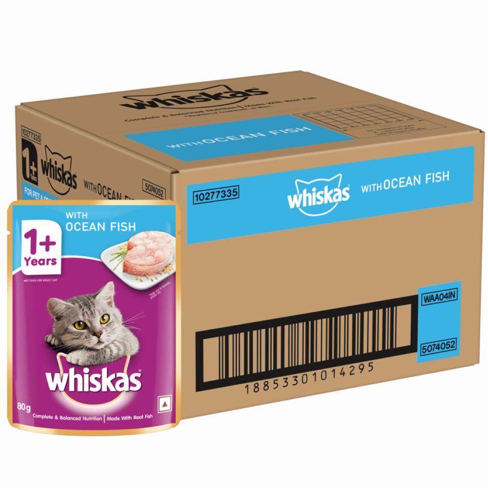 Whiskas Ocean Fish Adult Cat Wet Food