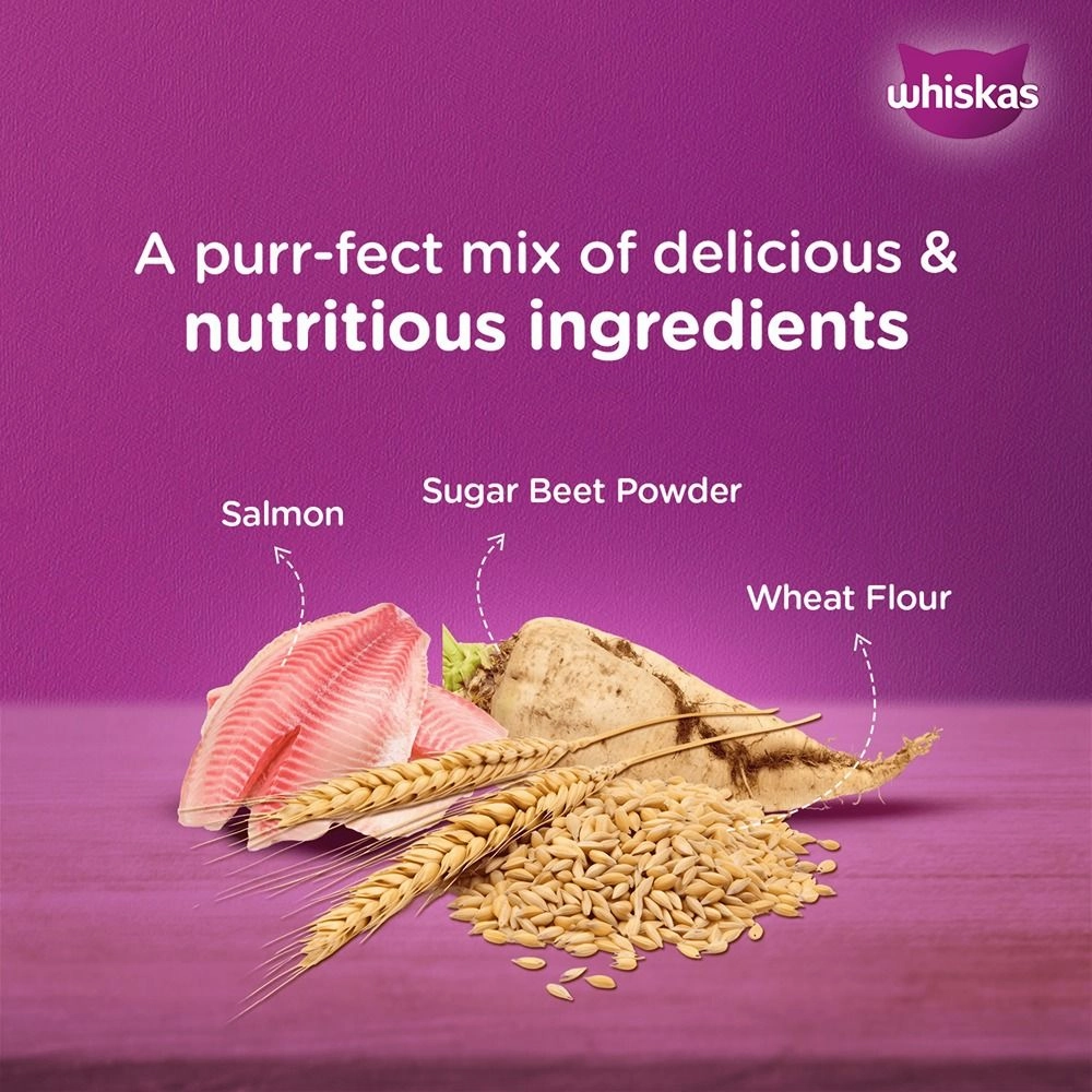 Whiskas Salmon in Gravy Meal and Ocean Fish Adult Cat Wet Food Combo