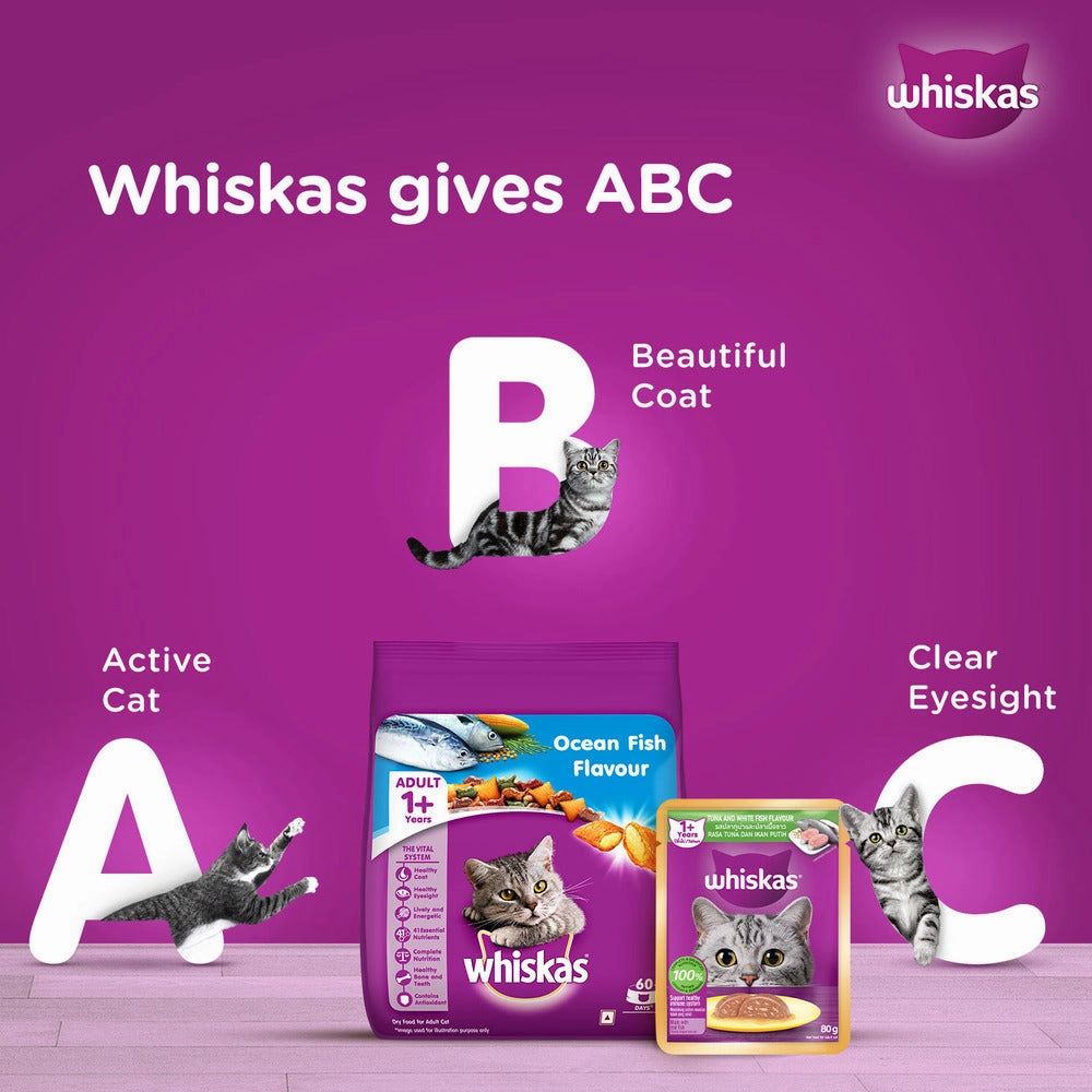 Whiskas Tuna & White Fish Adult (1  Years) Cat Wet Food