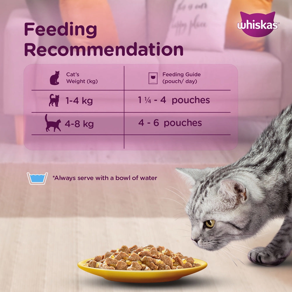Whiskas Tuna & White Fish Adult (1  Years) Cat Wet Food