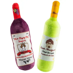 Wine Lover Dog Toy Bundle