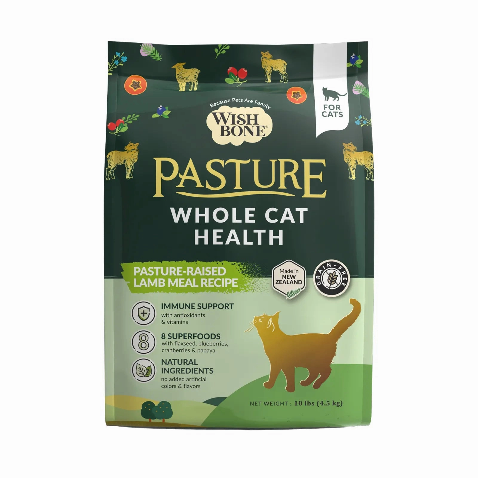Wishbone - Pasture - New Zealand Lamb Dry Cat Food