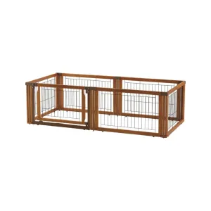 Wooden 3-Way Pet Playpen