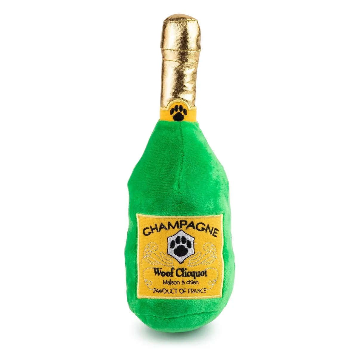 Woof Clicquot Classic Barkling Wine Dog Toy