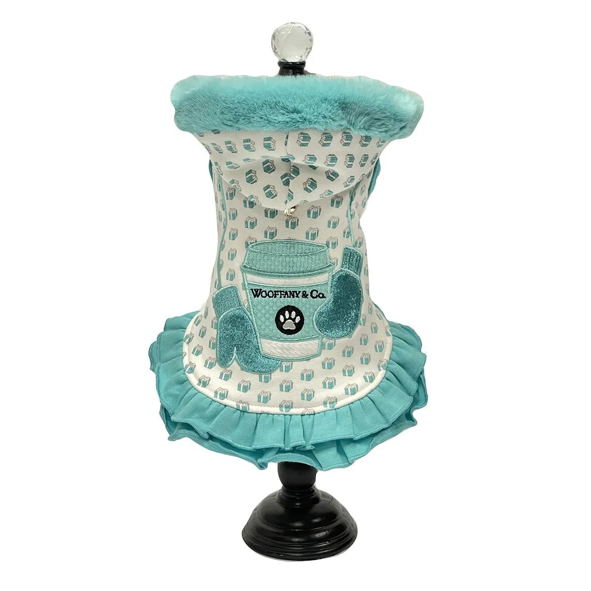 Wooffany & Co. Cup Of Love Hoodie Dog Dress