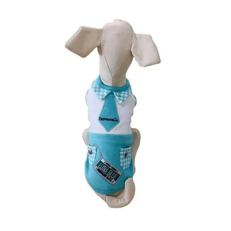 Wooffany Double Pocket Tie Dog Tank