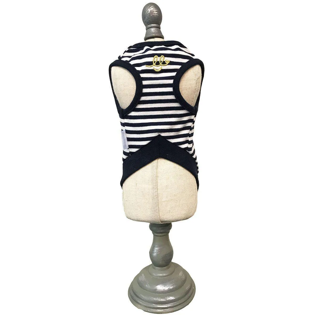 World Peace Border Dog Tank Navy