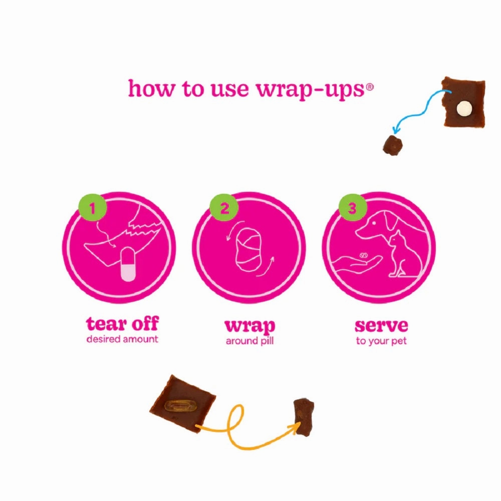 Wrap-Ups - Cheese Pill Wrapper Treats for Dogs & Cats
