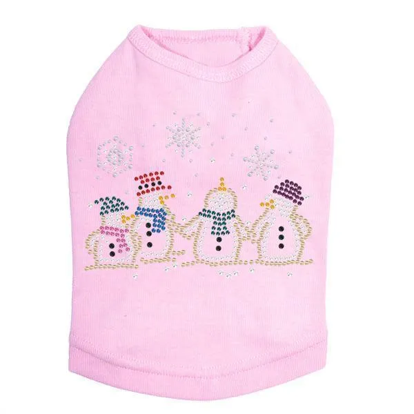 Xmas Carols Rhinestone Dog Tank