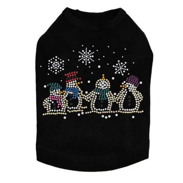 Xmas Carols Rhinestone Dog Tank