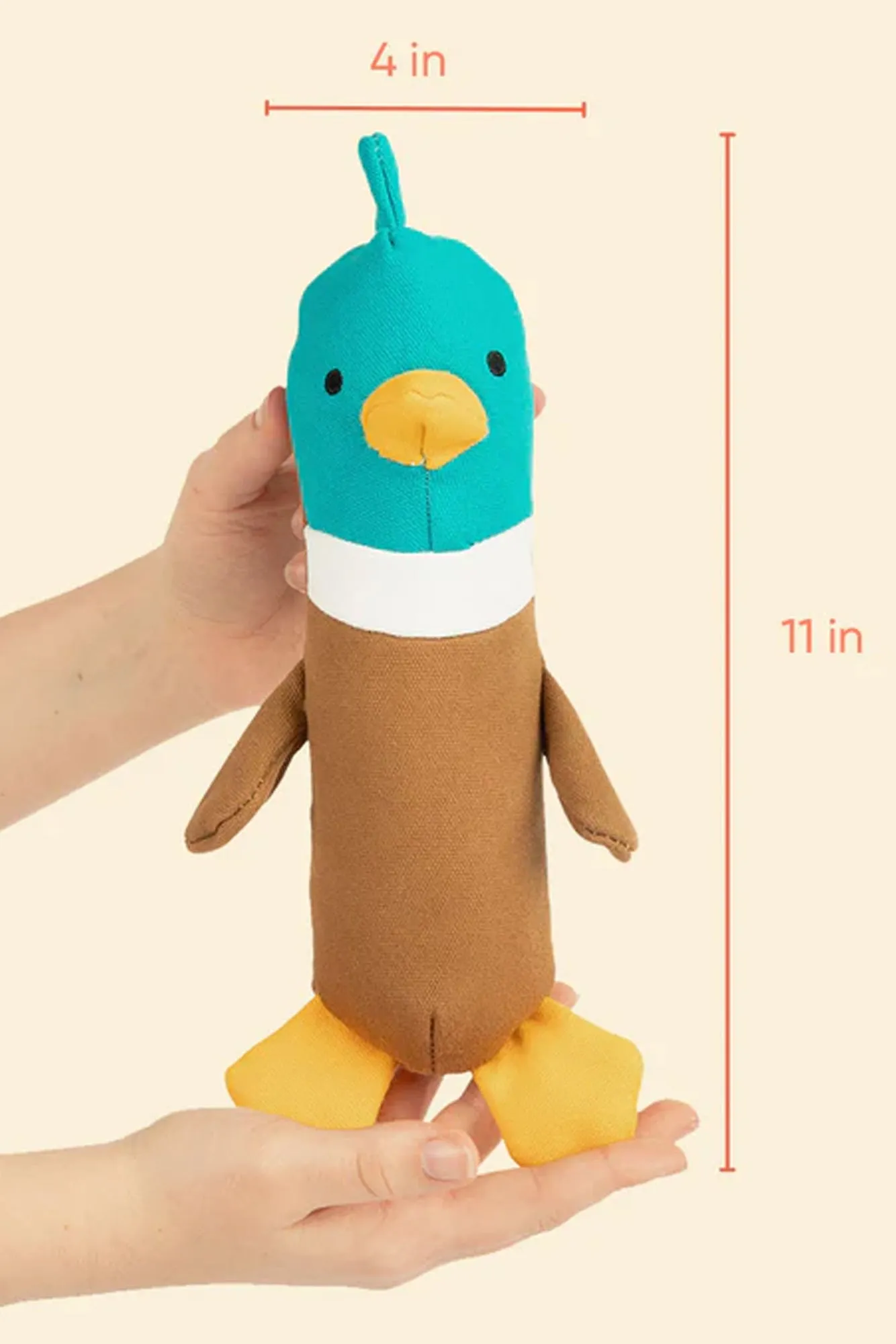 Yomp Quackers Plush Dog Toy