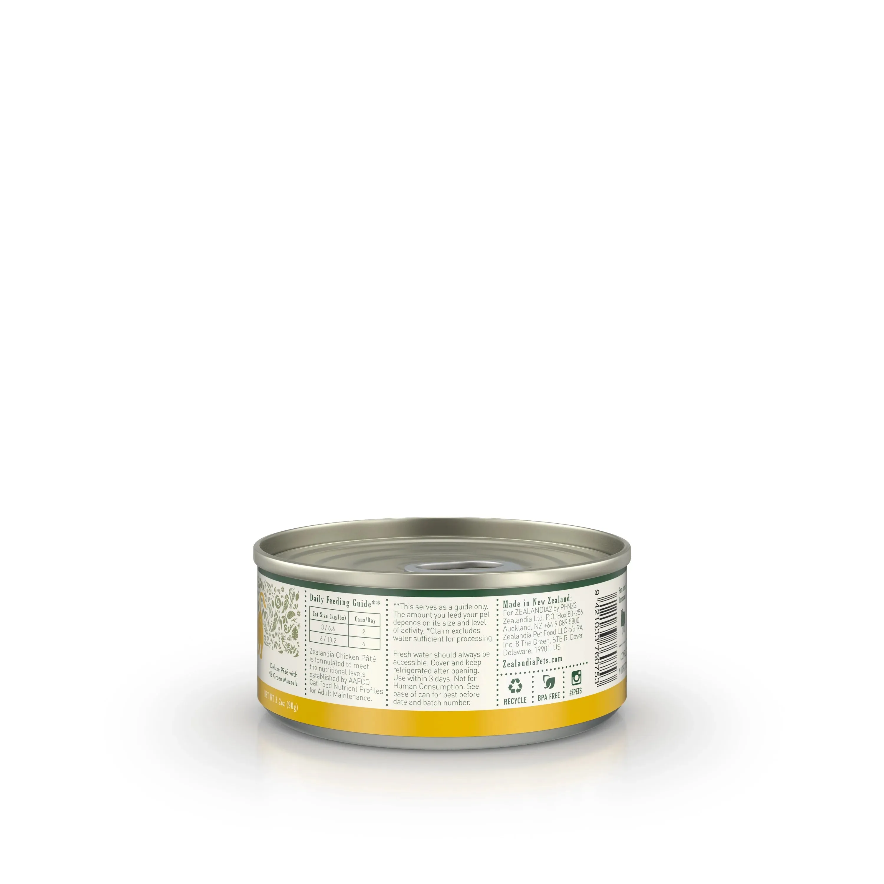 Zealandia Adult Cat Wet Food - Chicken Pate
