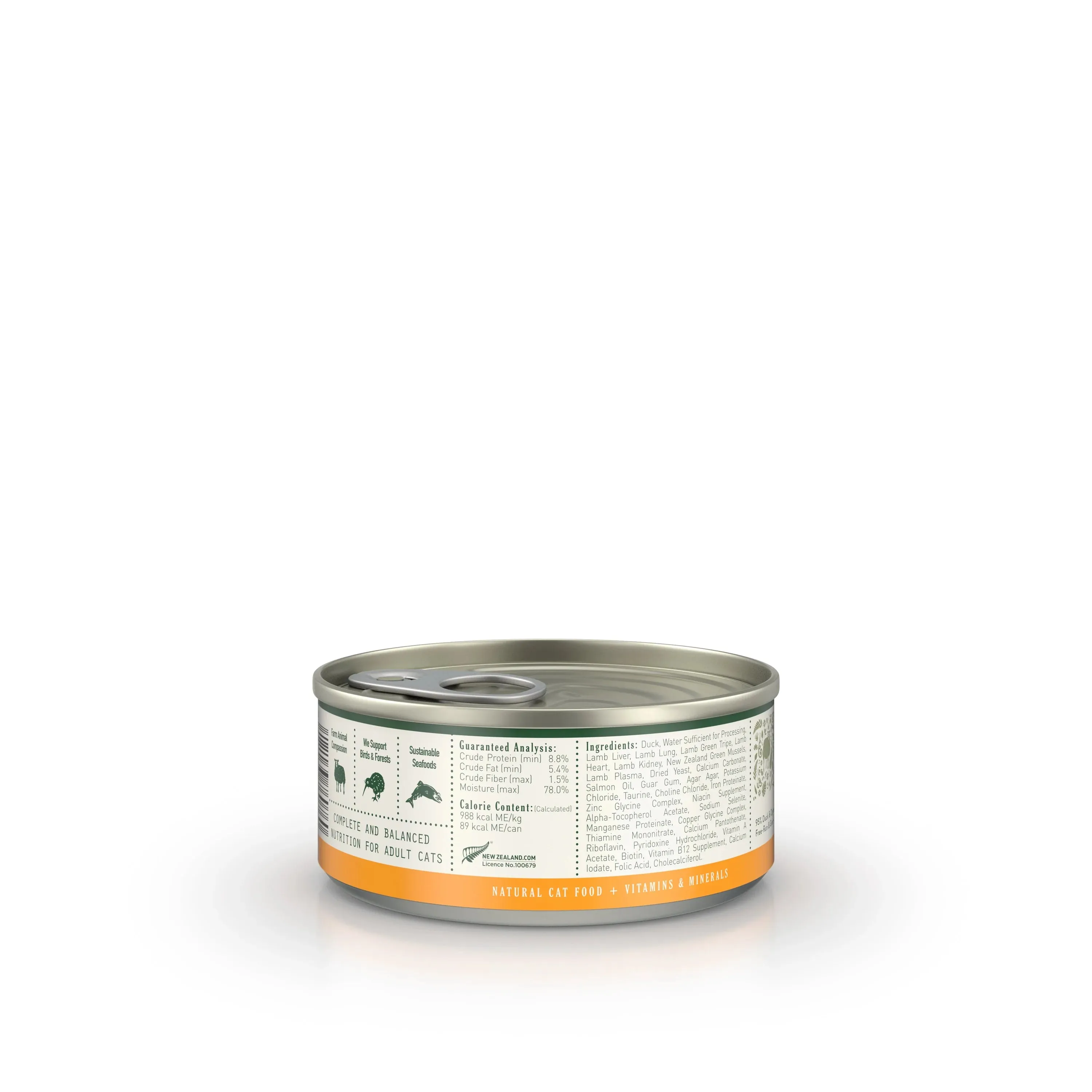 Zealandia Adult Cat Wet Food - Duck Pate