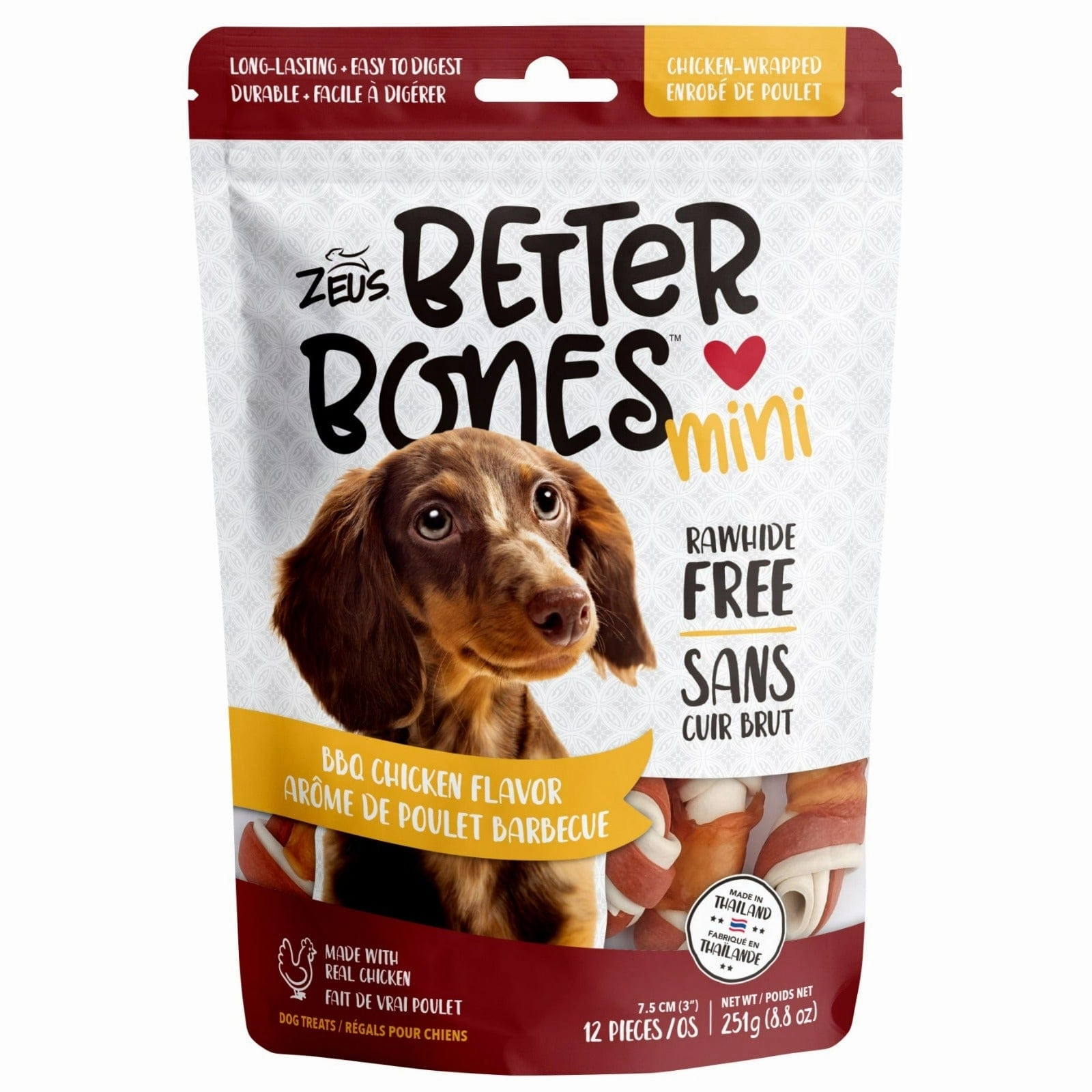 Zeus Better Bones BBQ Chicken Flavour Bones for Dogs