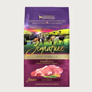 ZIGNATURE Goat Formula Dry Food for Dogs