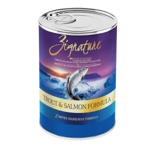 Zignature Trout & Salmon Formula For Dog Canned Food, 13oz