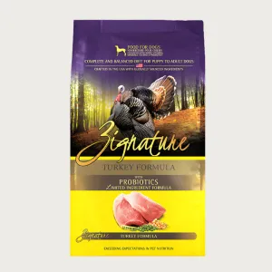 ZIGNATURE Turkey Formula Dry Food for Dogs
