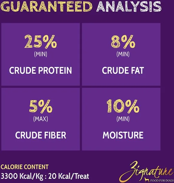 Zignature Zssential Ziggy Bars Dog Treats