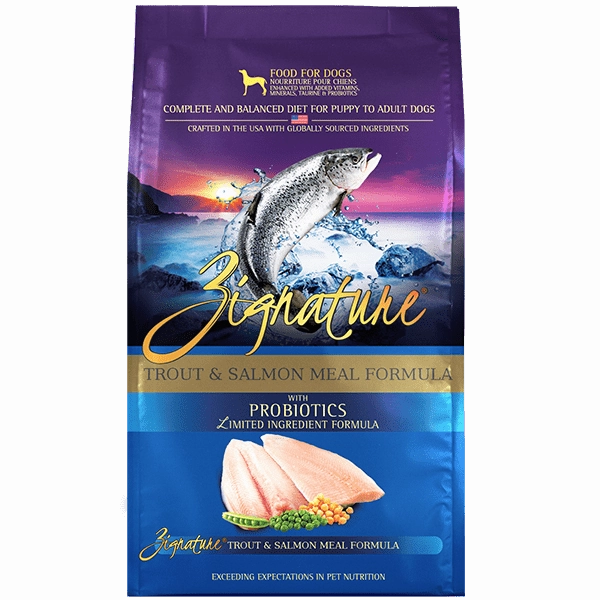 Zignature Limited Ingredient Trout & Salmon Formula Dry Dog Food