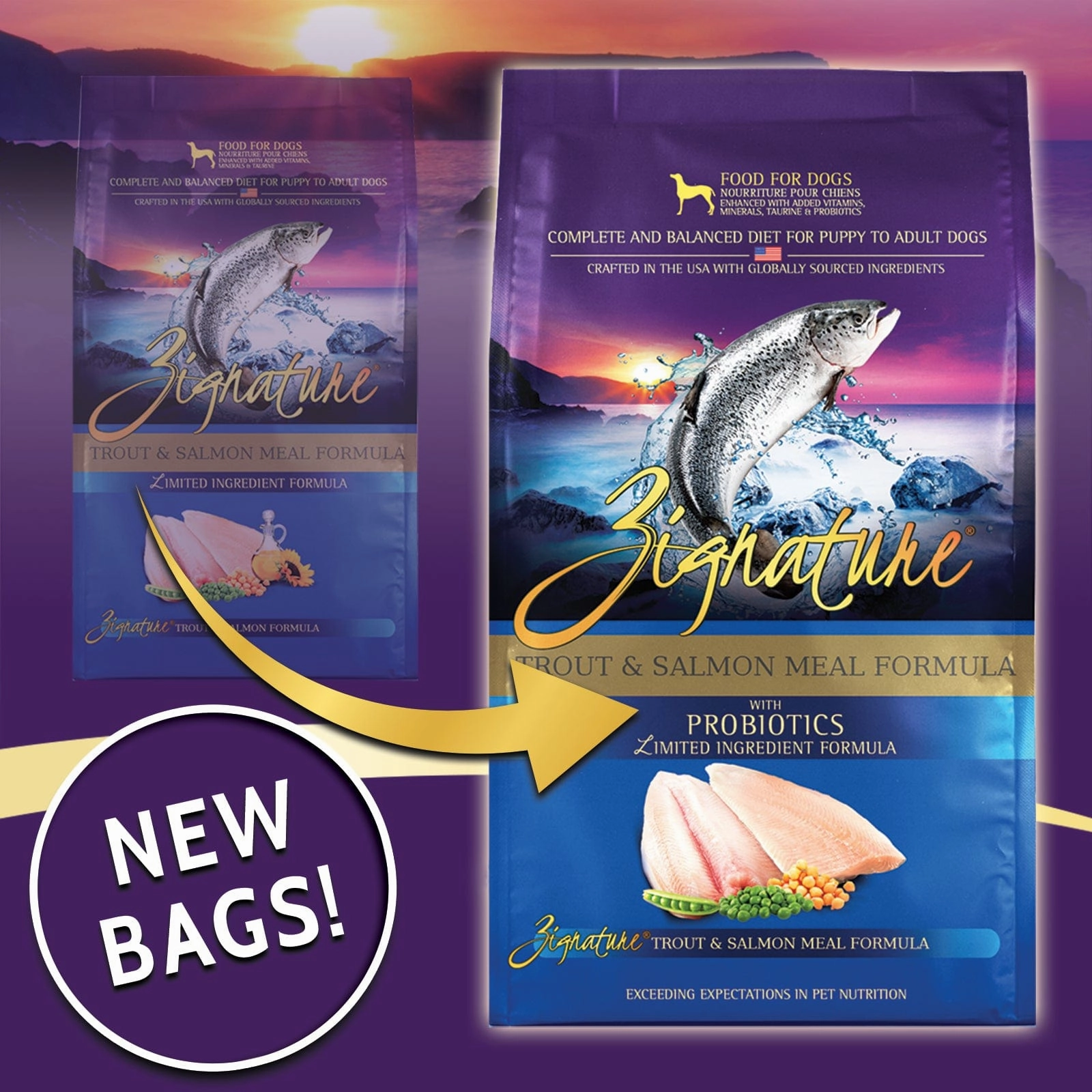 Zignature Limited Ingredient Trout & Salmon Formula Dry Dog Food
