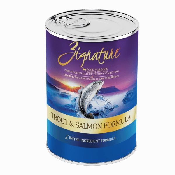 Zignature Limited Ingredient Trout & Salmon Formula Wet Dog Food